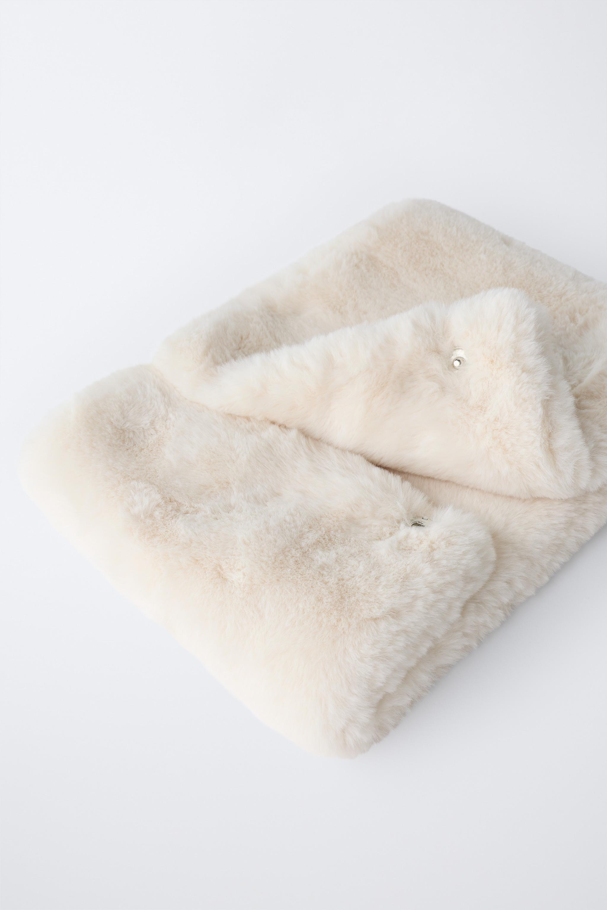 FAUX FUR NECK WARMER